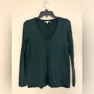 Express One Eleven long sleeve top with neck-line details